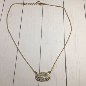 Stunning crystal and Gold Plated necklace